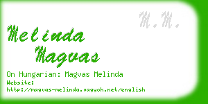 melinda magvas business card